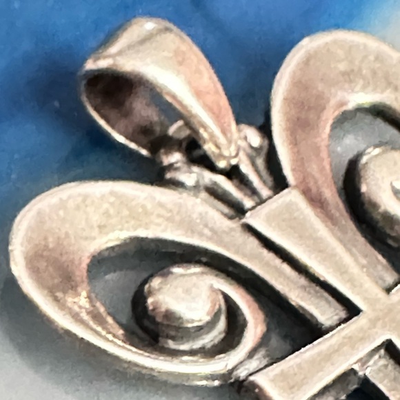 Retired James Avery Butterfly Cross Resurrection Pendant Faith Big Bale 9g 4077 - Picture 8 of 15